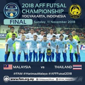 futsal final malaysia 2018