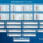 euro 2016, jadual penuh euro 2016, full schedule euro 2016, standing euro 2016,