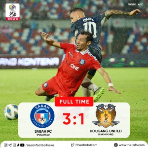 Sabah 3-1 Hougang united