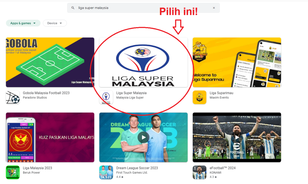 liga super malaysia apps