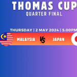 JEPUN VS MALAYSIA PIALA THOMAS