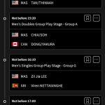 JADUAL BADMINTON HARI INI 28.7.2024