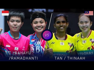 PEARLY TAN/THINAAH M. VS Rahayu A. / Ramadhanti S. F. S. 30.7.2024