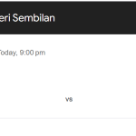 TERENGGANU VS NEGERI SEMBILAN