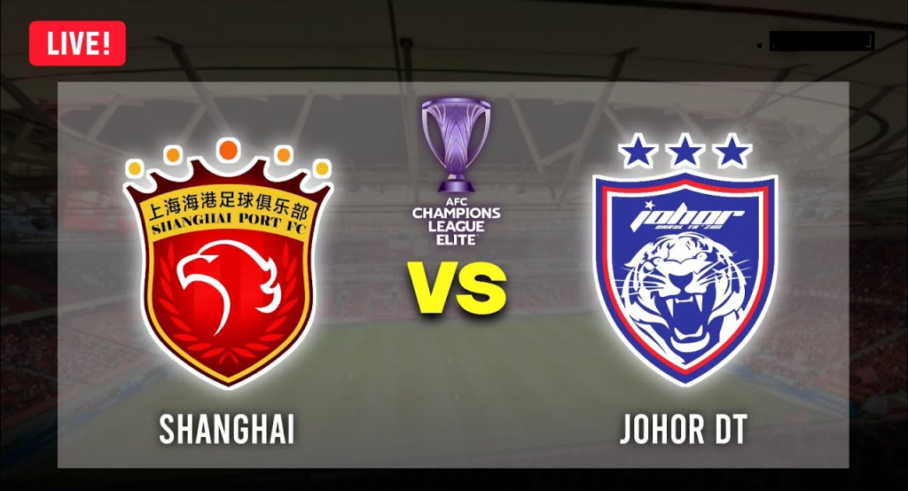 SHANGHAI PORT FC VS JDT ACL ELITE