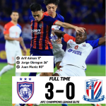 jdt 3-0 shanghai senhua