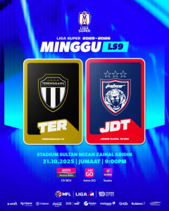 terengganu vs jdt 31.10.2025