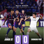 jdt 0-0 shanghai port