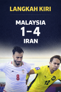 malaysia tewas1-4 iran