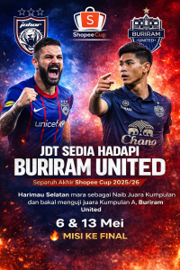 JDT SEDIA HADAPI BURIRAM UNITED