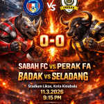 SABAH PERAK SEPARUH AKHIR PIALA CABARAN