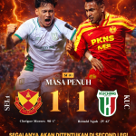 selangor 1-1 kuching city