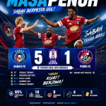 sabah pesta gol